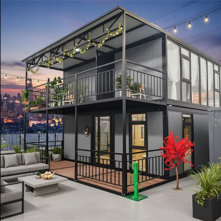 Container House 3 Bed Rooms Office Container 20FT Mobile Home Trailer Mobile Tiny House Folding House Prefabricated