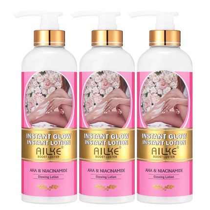 AILKE Natural Skin Brightening Set for All Skin Types, Cleaning, Dark Spots and Acne Removal, Boost Radiance, Organic, Vegan