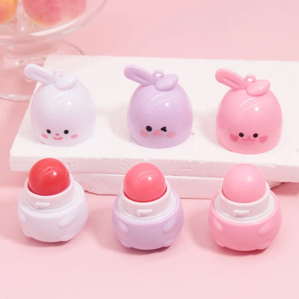 3pcs Little Rabbit Moisturizing Lipstick,Long lasting Warm Lipstick, Gentle Lip Care, Suitable for Dry Lips, Ideal Gift for Girl