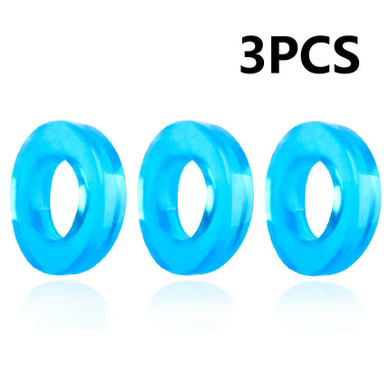 Cock Ring Silicone Penis Lock Rings Male Reusable Delay Ejaculation Ring Scrotum Bondage Goods Couple Cock Erection Erotic Toys