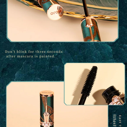 Curling 3D Mascara make up Antiperspirant Not Blooming Long Curling Makeup Sense of Natural Fiber Mascara Cosmetic