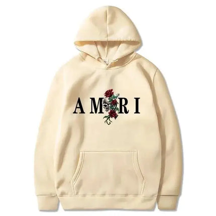 26Men's and women's fashionable clothing trends with printed sportswear Harajuku casual pullover Long-sleeved hooded
