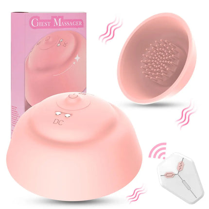 Chest Massager Bra Vibrator Wearable Bra Cup Remote Control Stimulate Nipple Female Masturbator Women Sexmachine Adult Sex Toy