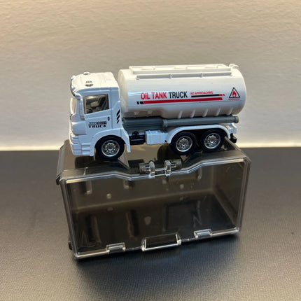 Alloy Engineering Vehicle Toys for Kids 1:64 Diecast Excavator Mixer Dump Truck Model Car with Display Box Boys Collectible Gift