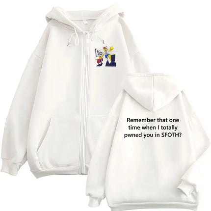 Funny Blame John Meme Zipper Hoodie Shedletsky Forsaken Fashion Autumn/Winter Sweatshirt Men Women Casual Oversized Coats Hoody
