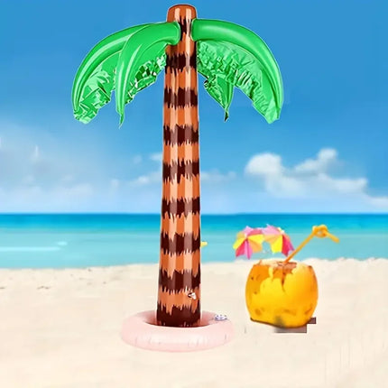 2pcs Inflatable Palm Tree Large Size Coconut Tree Beach Swimming Pool Party Decoration Balloon Tree Prop