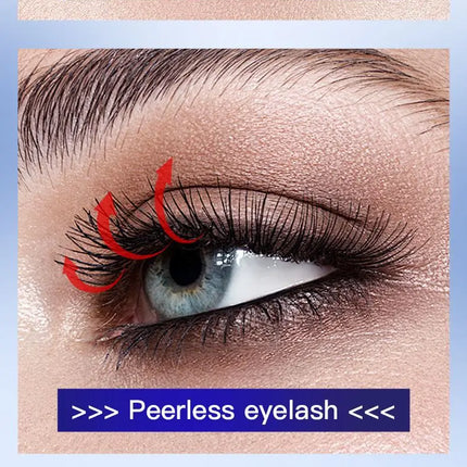 Double-action eyelash enhancement combo—lengthening mascara and thickening eyelash serum for dramatic, curled lashes.