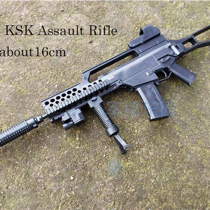 1/6 AK47 G36  TAVOR Assault Rifle Light Machine Gun PKP M240 RPK74 Plastic Assemble Model Kit Soldier Weapon Boy Toys