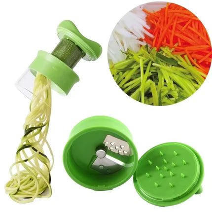 Handheld Vegetable Fruit Tool Multifunction Spiral  Shredder Manual Radish Cucumber Rotating Grater Kitchen Accessorie Tool