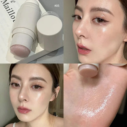 Powder Blusher Stick Korean Girls Whitening Natural Naked Makeup Highlight Powder Blusher Brightening Cream Makeup Blush Stick