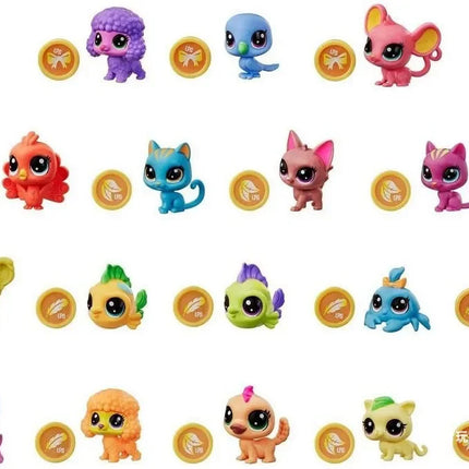 Hasbro Littlest Pet Shop LPS Blind Box Toy Cute Big Eyes Cat Dog Rabbit Model Pendant Animal Doll Mystery Box Toy Children Gift