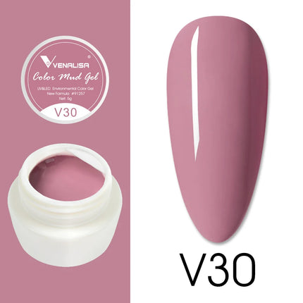 VENALISA Color Mud Gel Pure DIY Nail Art Design UV Gel Polish Professional Manicure Varnishes for Quality Artistry