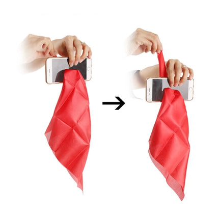 ﻿Magic Silk Trick Prop for Party Show Prank Accessories Close-Up Phone Penetration Illusion Magician Joke Tool for Beginner TMZ