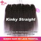 HD 6x6 Closure Only / China Mainland / 14inches|Kinky Straight