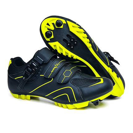 Mountain Bike Shoes Men's Cycling Shoes MTB Shoes Quick Ratchet Buckle Compatible with SPD System Pedal for Indoor and Outdoor Mo
