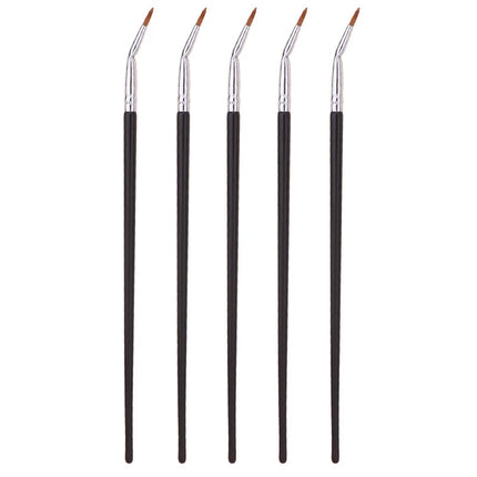 Karsyngirl 1/2Pcs Bent Liner Makeup Brushes Angled Eyeliner Brush Eye Brow Tool Detail Eye Liner Precision Cosmetic Tools