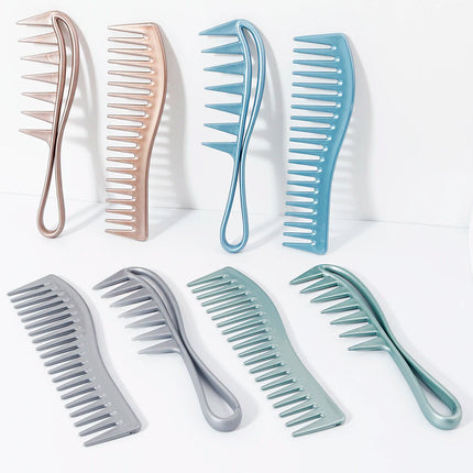 2-piece hair styling comb set, wide toothed comb, large toothed comb, styling tools, hair salon,special for real hair wigs