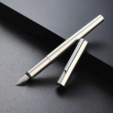 Jinhao 35 Fountain Pen All Steel Luxury Quality EF/ F Nib Calligraphy Writing Pen Stationery Business Office School Supplies