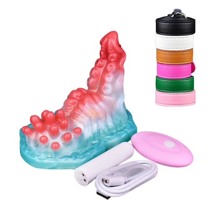 SHAZ Wireless Control Silicone Octopus/Granule Sex Grinder Strapon Grinding Hump Friction Vibration Massage Female Masturbation