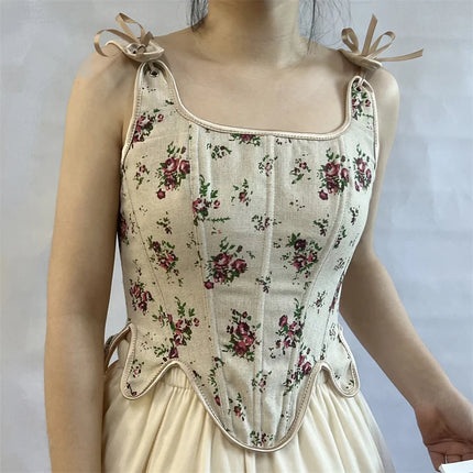 Fashion Lolita Shirt Women Corset Top Camis y2k Body Shaper Woman Clothing Blouses Sexy Waist Trainer Bustiers Ladies Underbust