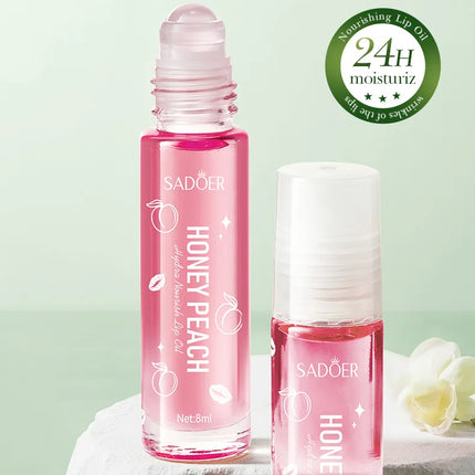 SADOER Fruits Lip Oil Lips skincare Moisturizing Nourishing Hydrating Anti Wrinkle Lipstick Lip Balm Beauty Lips Skin Care