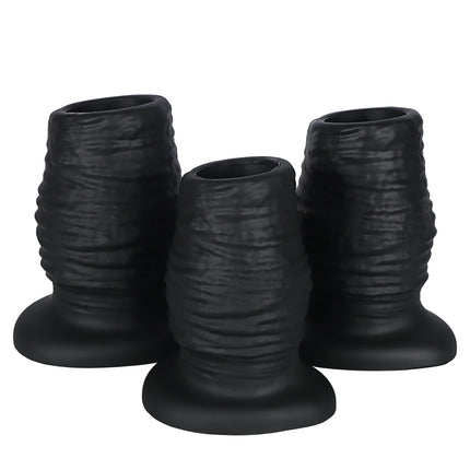 NEW Hollow Anal Plug Soft Silicone Huge Fisting Butt Plugs Anus Dilator Enema Vaginal Speculum Prostate Massag  Adult Sex Toys