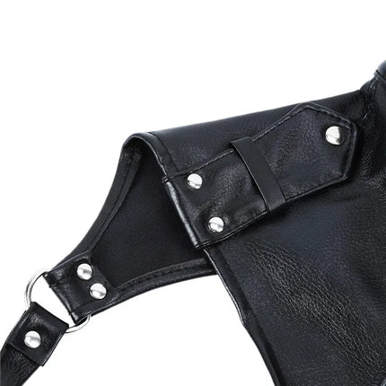 Professional Pony Play Mask with Hair Ponytail BDSM Bondage Hood Shoulder Harness Set Slave Role Play Fetish Gear Adult Toy