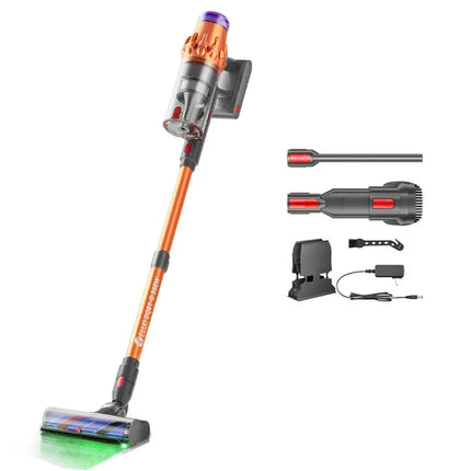 E.LUO V15 Wireless Vacuum Cleaner 350W Power 6 in 1 LED Handheld Sweeper Mopping Machine for Rooms Floor Carpet Pet hair Car