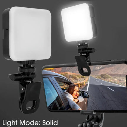 Selfie Light & Phone Light Clip for iPhone Phone LED Light for Selfies, Makeup, TikTok, Live Streaming & Video Conferencing
