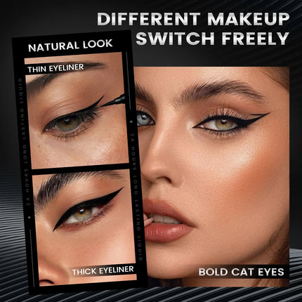 Focallure Wholesale Black Liquid Eyeliner Pencil Professional Waterproof Long Lasting Easy to Use Eye Makeup Eye Liner Pen