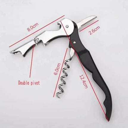Double Fulcrum Hippocampus Wine Seahorse Corkscrew Multi-Purpose Stainless Steel Beer Opener Wine Gift