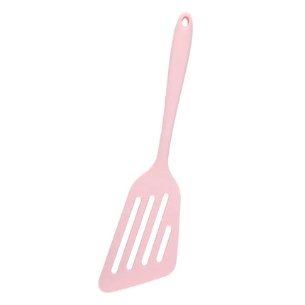 1PCS Kitchen non-stick silicone spatula fried fish and egg cooking leak-resistant spatula high temperature silicone kitchenware