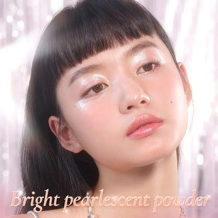 Single Color Eye & Face Highlighter - Glittery Pearl Finish, Shimmering & Brightening, Long-Lasting Radiant Contouring Makeup