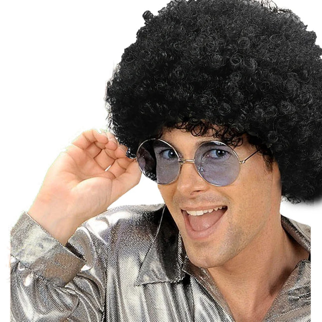 Anxin Brand Synthetic Fiber Wigs: Exaggerated, Fluffy, Explosive Curly Hair Styles, with Thick and Curly Hair Strands That Have a Rich Texture, Available in Multiple Colors Such as Pink/Green/Royal Blue; Made from High-Qualit