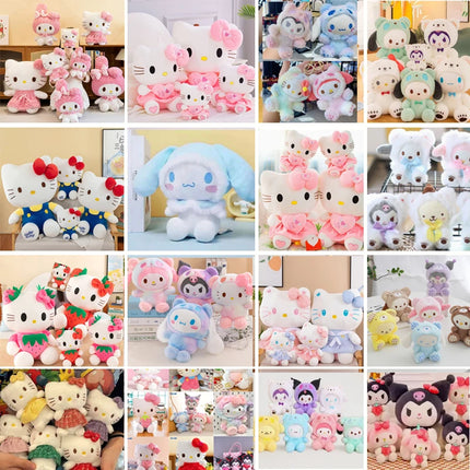Extra large and diverse styles Mystery Gift Box Sanrio Hello Kitty Love Plush Doll Cute Collection Edition Plush Toy Party