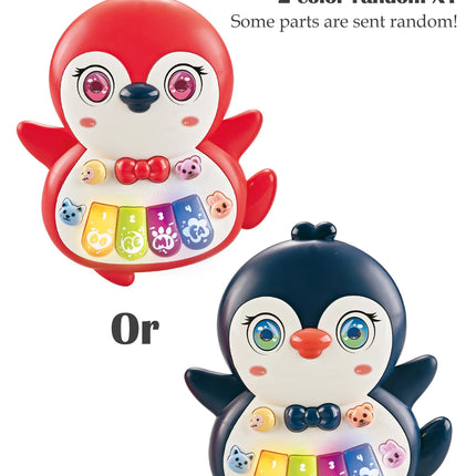 Cartoon Electric Music Toys for Kid, Lighting Musical Piano Model Lion Rabbit Elephant Early Education Gifts