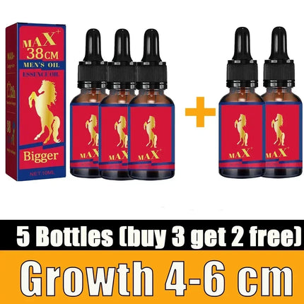 Men’s Penis Growth and Thickening Oil Enhance Erection Increase Size Promote Blood Flow Delayed Ejaculation Maximize Pleasure