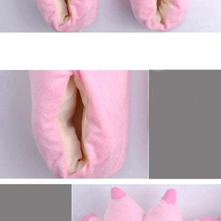 Cartoon Slippers Stitch Animal Claw Kigurumi Onesies Pajamas Shoes Kids Adult Kawaii Funny Paws Casual Cosplay Prop Party Wear