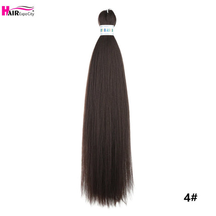 Easy Braids 26Inch Synthetic Jumbo Braids Hair Extensions Ombre Colorful Braiding Hair Pre Stretched Hair Expo City