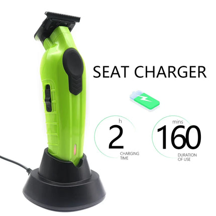 Professional Hair Trimmer Barber Carving Gradient Finish Machine Electric Clipper with Charger Stand Hair Cutting Machine