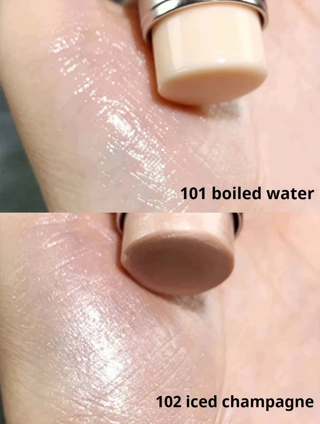 KAXIER High Gloss Stick Highlight Blush Water Light Shimmer Waterproof Sweatproof Face Contour Illuminator Brighten Rouge