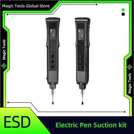 Rechargeable ESD-Safe Electric Vacuum Suction Pen Kit – Portable SMD Component Handling and Desoldering Tool