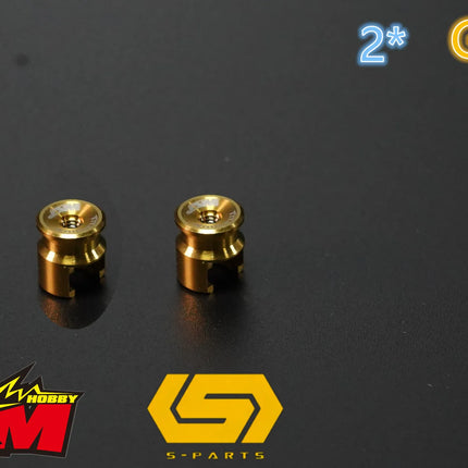 JSM Hobby TITANIUM Battery Grips with bullet plugs 4/5mm