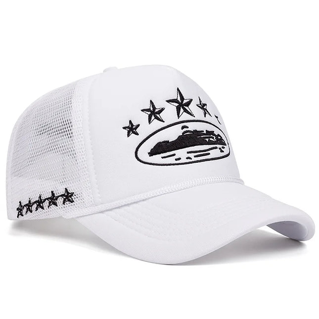 Unisex Print Baseball Cap Hip Hop - Breathable Mesh Snapback Trucker Hat / Casquette Baseball Unisexe Hip Hop - Mesh Respirant