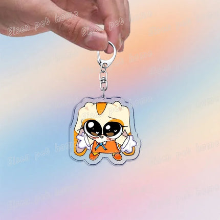 Cute Cartoon Hedgehog Keychain Accessories Bag Charms Anime Animal Meme Keychains Keyrings Jewelry Fans Gift