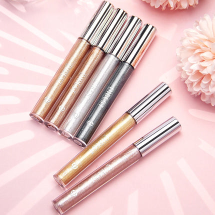 Diamond Glitter Liquid Lipstick Waterproof Long Lasting Pearl Shiny Lip Gloss Metal Charming Lip Glaze Tint Makeup For Women