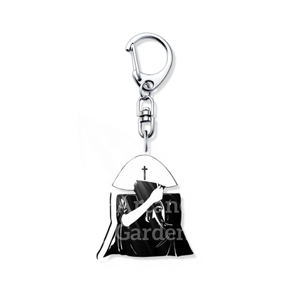 Lady Gaga Abracadabra Sexy Actress Acrylic Icon Keychain Cool Bag Charm Pendant Fan Key Chain Souvenir Creative Friend Kingring