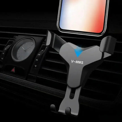 Gravity Car Phone Holder Air Vent Mount Clip Universal Mobile Phone Stand Non Magnetic Cell Phone Bracket For Car