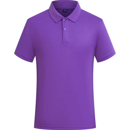High-end customization POLO shirt custom work POLO short sleeve team high quality quick-drying shirt Adult and children sizes