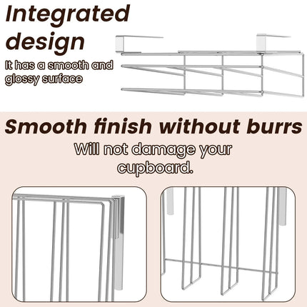 Under Cabinet Stainless Steel Cutting Board Holder - Hanging Organizer Rack for Chopping Boards,Kitchenware Storage